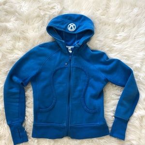 Lululemon Blue Scuba Hoodie Size 10